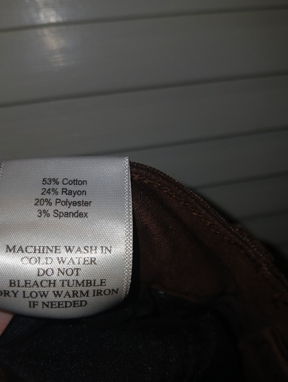 Just USA Espresso Brown Skinny Jeans size 30/10 - Picture 6 of 8